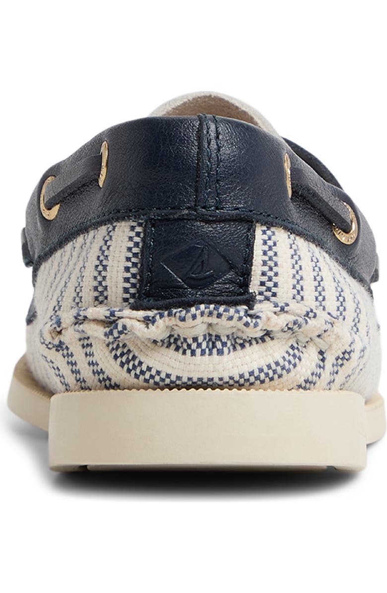 Sperry Authentic Original 2-Eye Boat Shoe, Alternate, color, White/ Navy