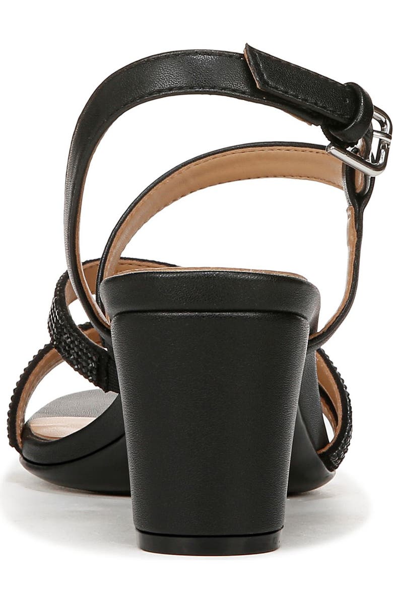 Naturalizer Bridget 2 Sandal, Alternate, color, Black Crystal Faux Leather