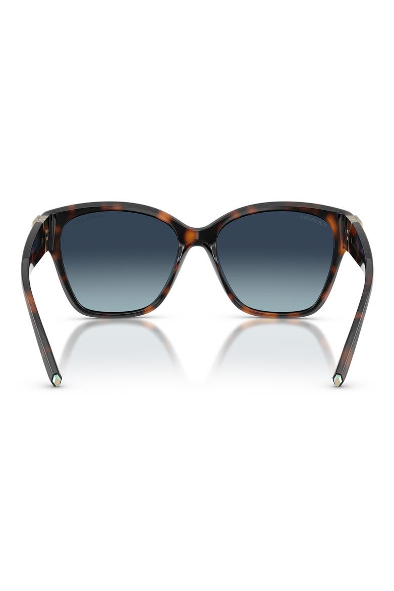 56mm Polarized Sunglasses, Alternate, color, HAVANA / AZURE GRADIENT BLUE POLAR