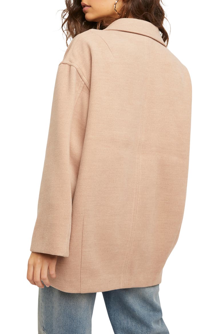 Hannah Slouchy Double Breasted Blazer, Alternate, color, CAMEL