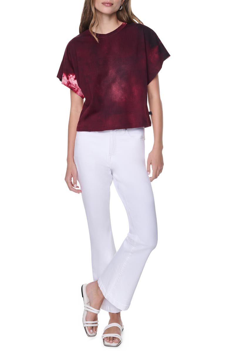 DKNY Printed Short Sleeve T-Shirt, Alternate, color, Firework Tiedye