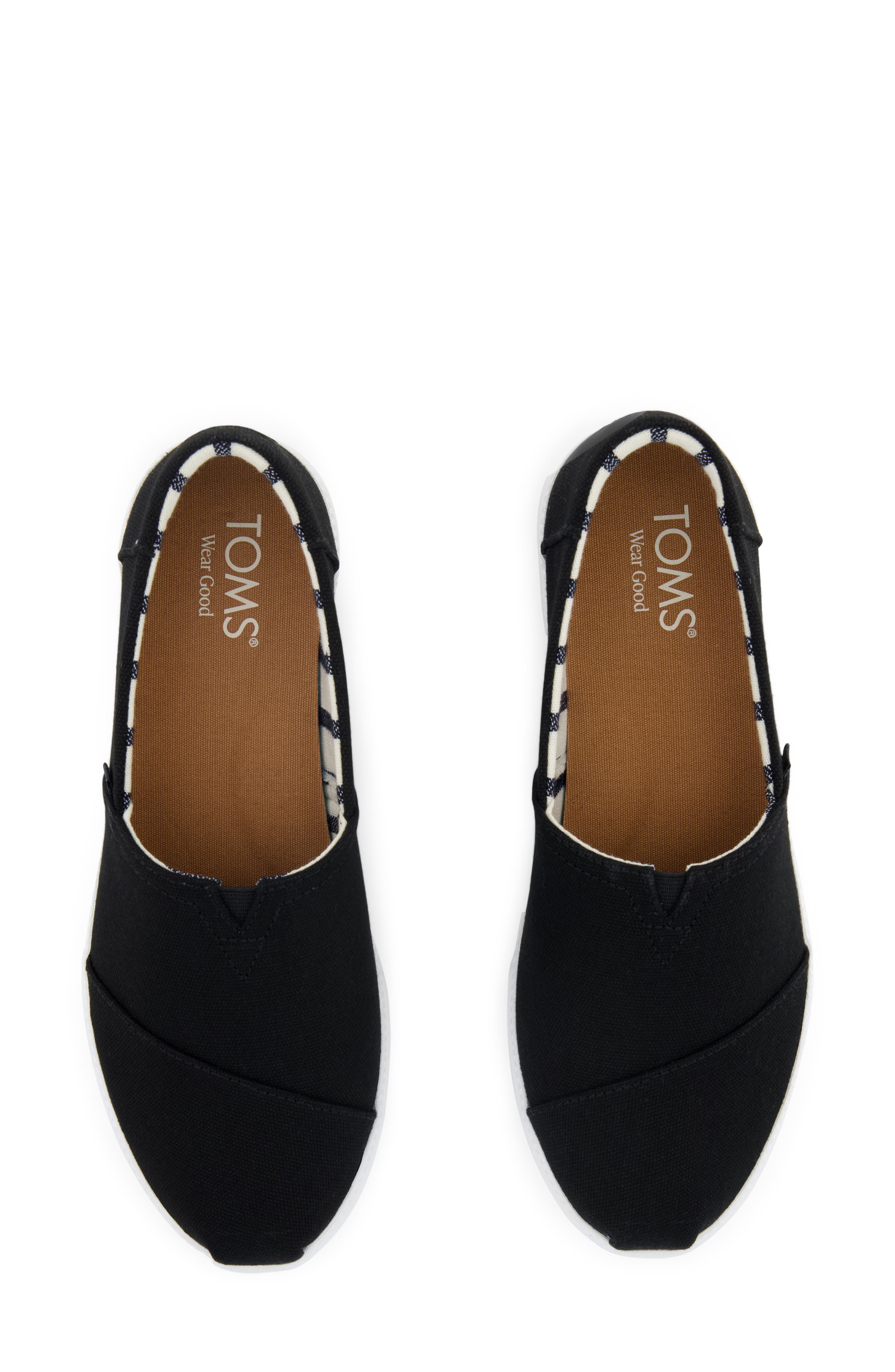 TOMS Asher Platform Slip-On Sneaker, Alternate, color, 