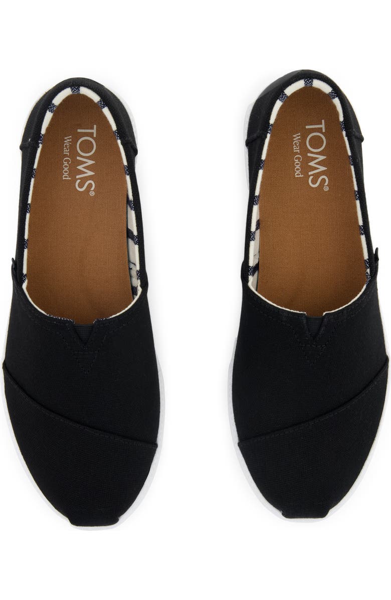 TOMS Asher Platform Slip-On Sneaker, Alternate, color,