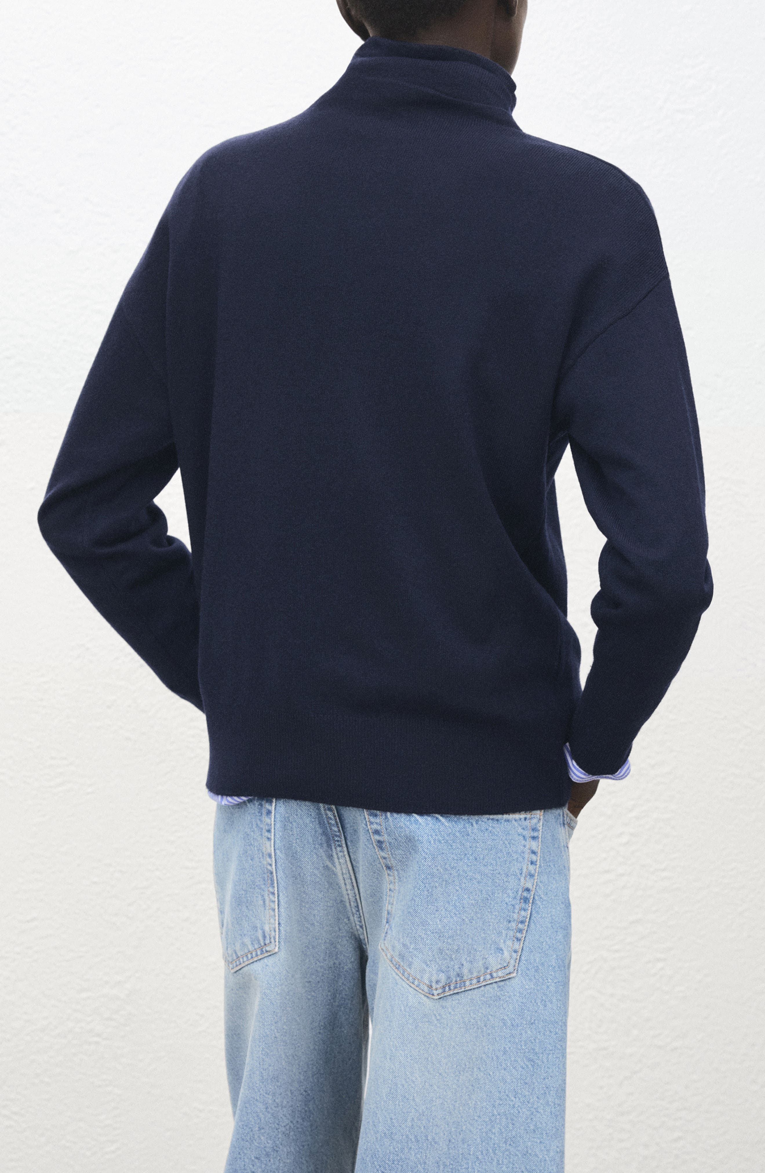Draped Turtleneck Sweater - image 4