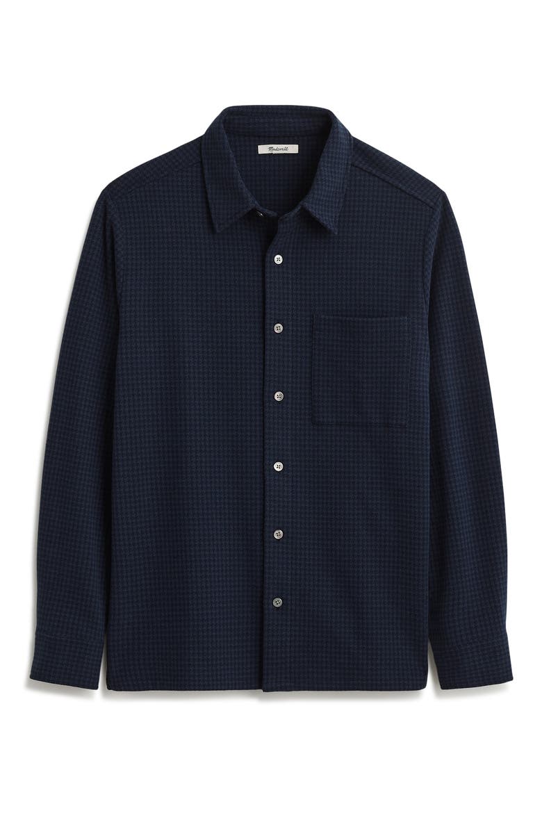 Devoe Button-Up Shirt, Alternate, color, DARK BALTIC