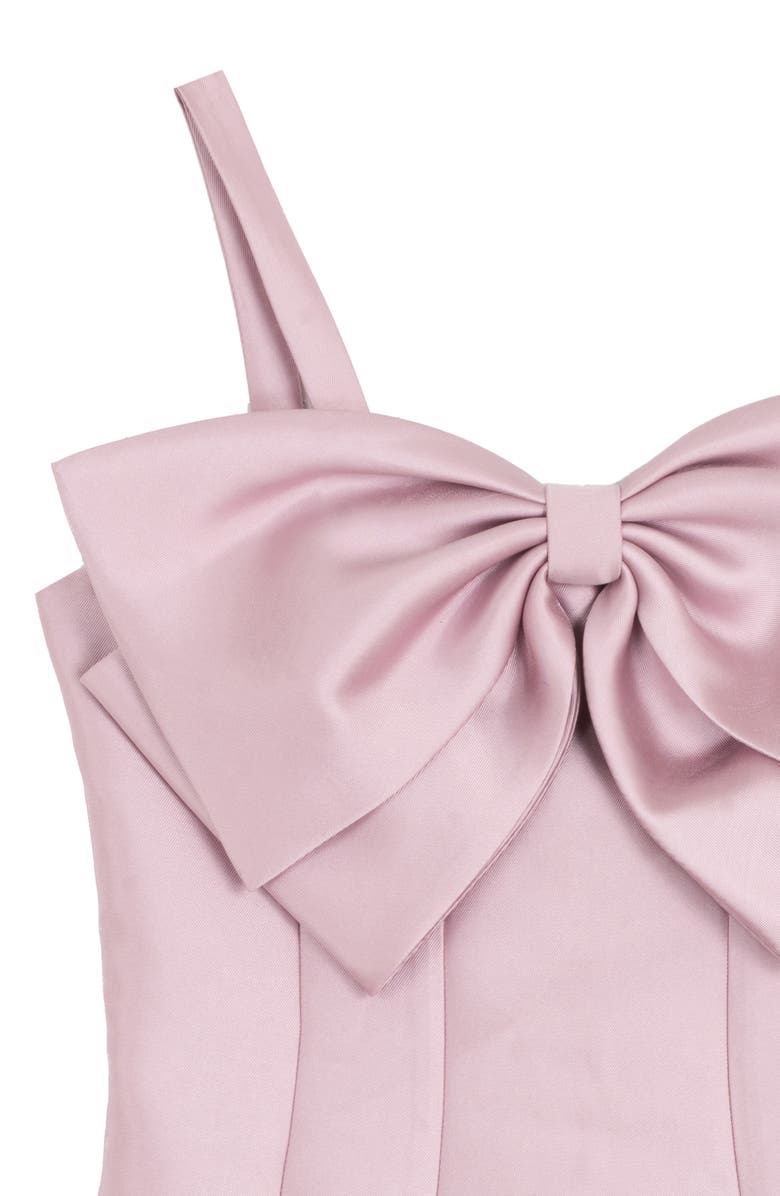 Rare Editions Kids' Bow Paneled Dress, Alternate, color, Mauve