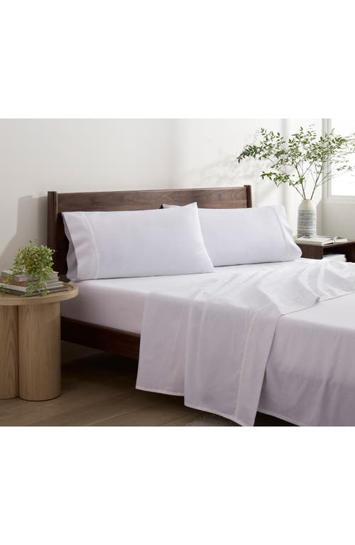 Westpoint Home Set Of 2 Cotton & Tencel® Lyocell Sateen Pillowcases In White