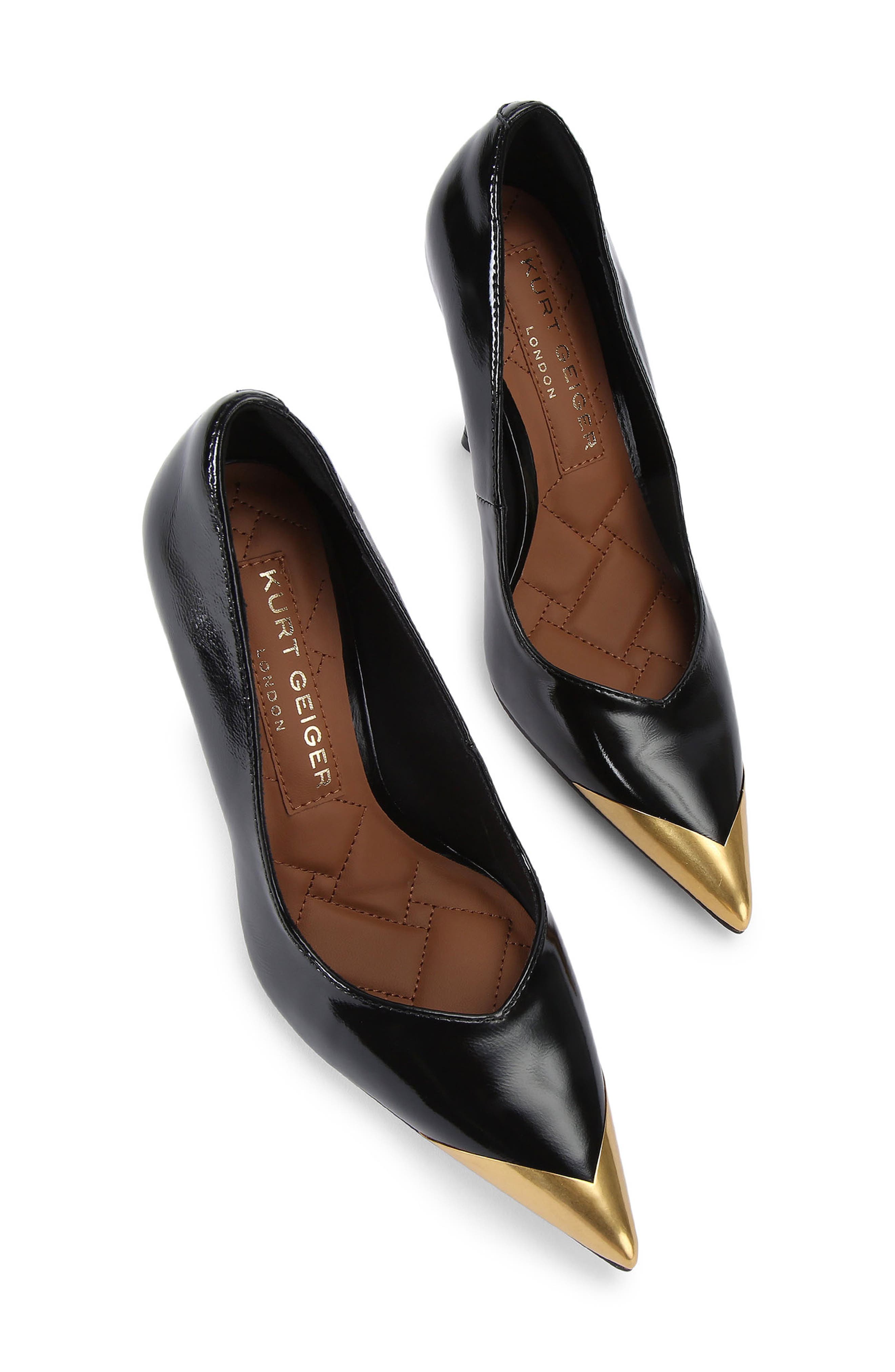 Kurt Geiger London Regent Court Pointed Toe Pump, Alternate, color, Black