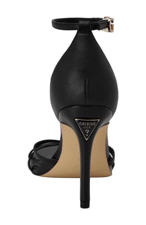 Guess Spring Ankle Strap Sandal In Black