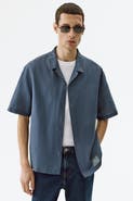 H&M Relaxed Fit Linen-blend Resort Shirt