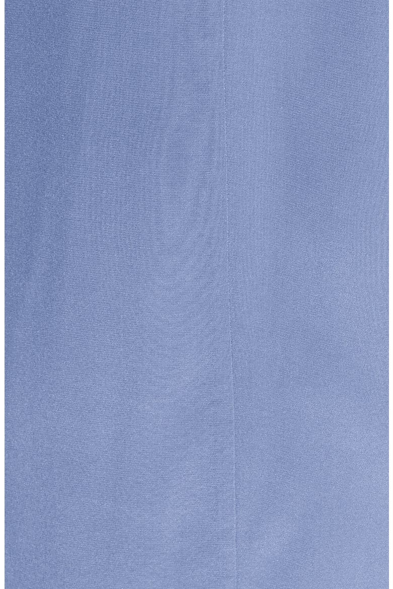 'Peri B' U-Neck Racerback Silk Dress, Alternate, color, SEA BLUE