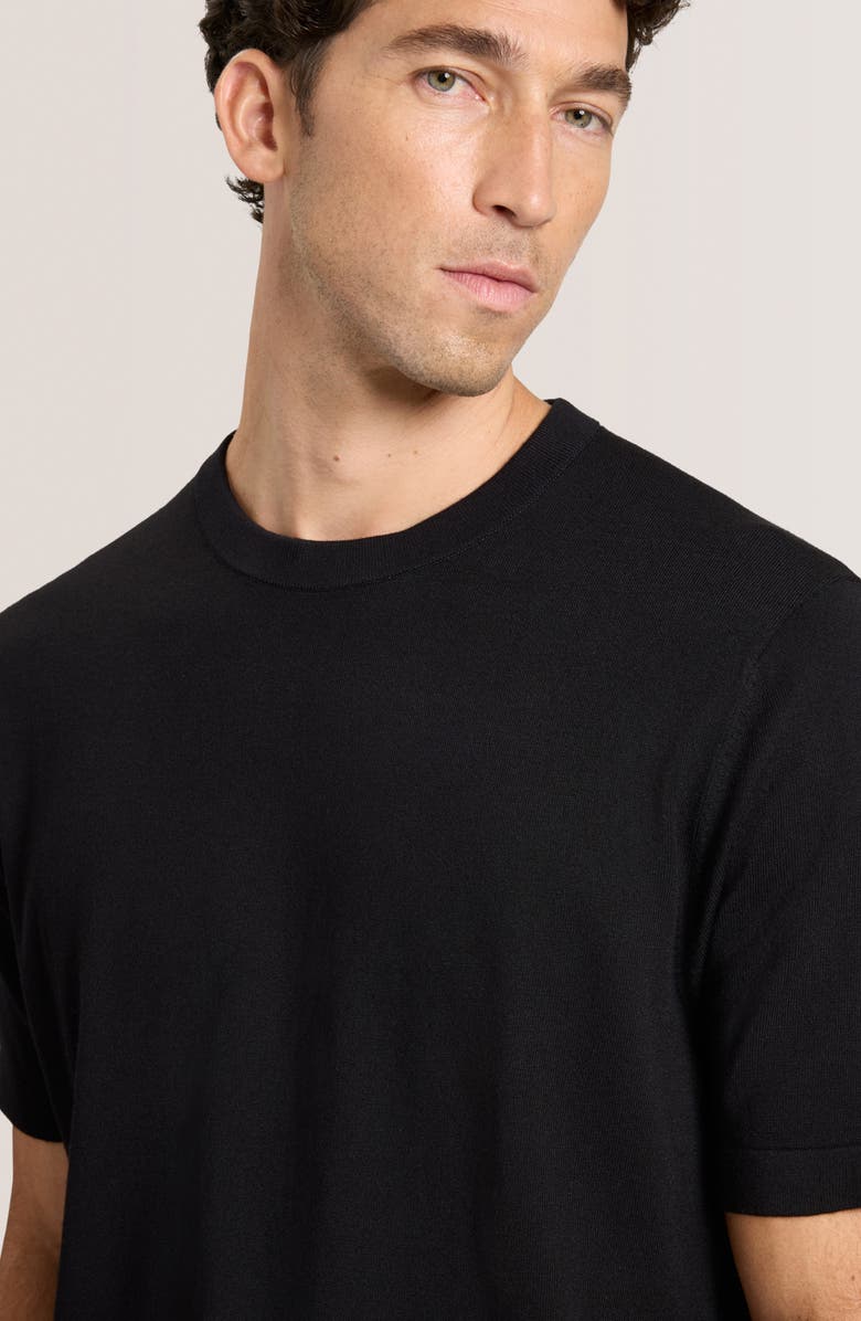 Ted Baker Modern Crewneck Sweater, Alternate, color, Black