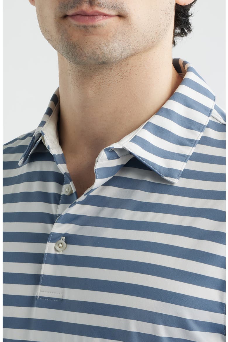 Prep Stripe Polo, Alternate, color, INDIGO