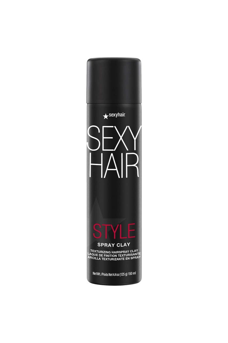 SexyHair Style Spray Clay Texturizing Hairspray Clay 4.4 oz, Main, color, N/A