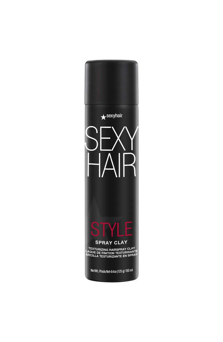 SEXY HAIR SexyHair Style Spray Clay Texturizing Hairspray Clay 4.4 oz, Main, color, N/A