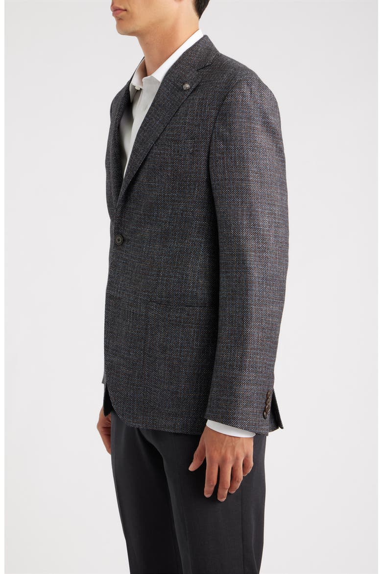 Morton Textured Sport Coat, Alternate, color, BLUE