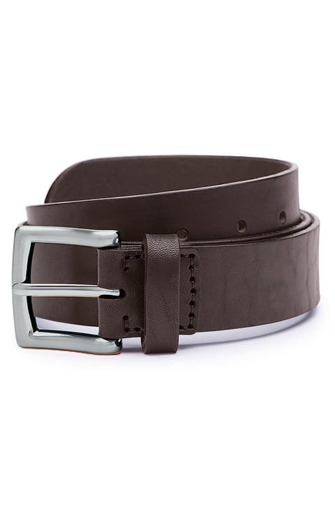 Classic Buckle Leather Belt 35mm