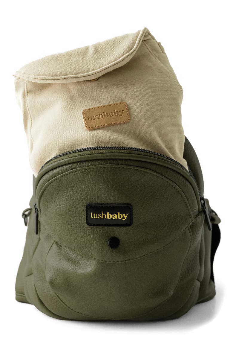 Hands-Free Carrier Set with Included Crossbody Strap, Alternate, color, OLIVE/ CREAM/ EMBROIDERED PINK