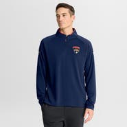 FANATICS Men's Fanatics Navy Florida Panthers Authentic Pro Rink Training Quarter-Zip Pullover