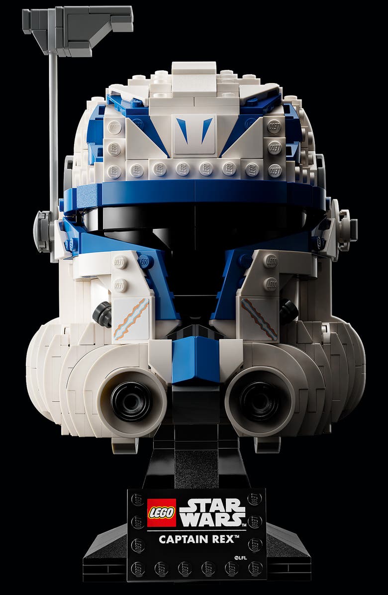 LEGO<sup>®</sup> 18+ Star Wars<sup>™</sup> Captain Rex<sup>™</sup> Helmet - 75349, Alternate, color, White Multi