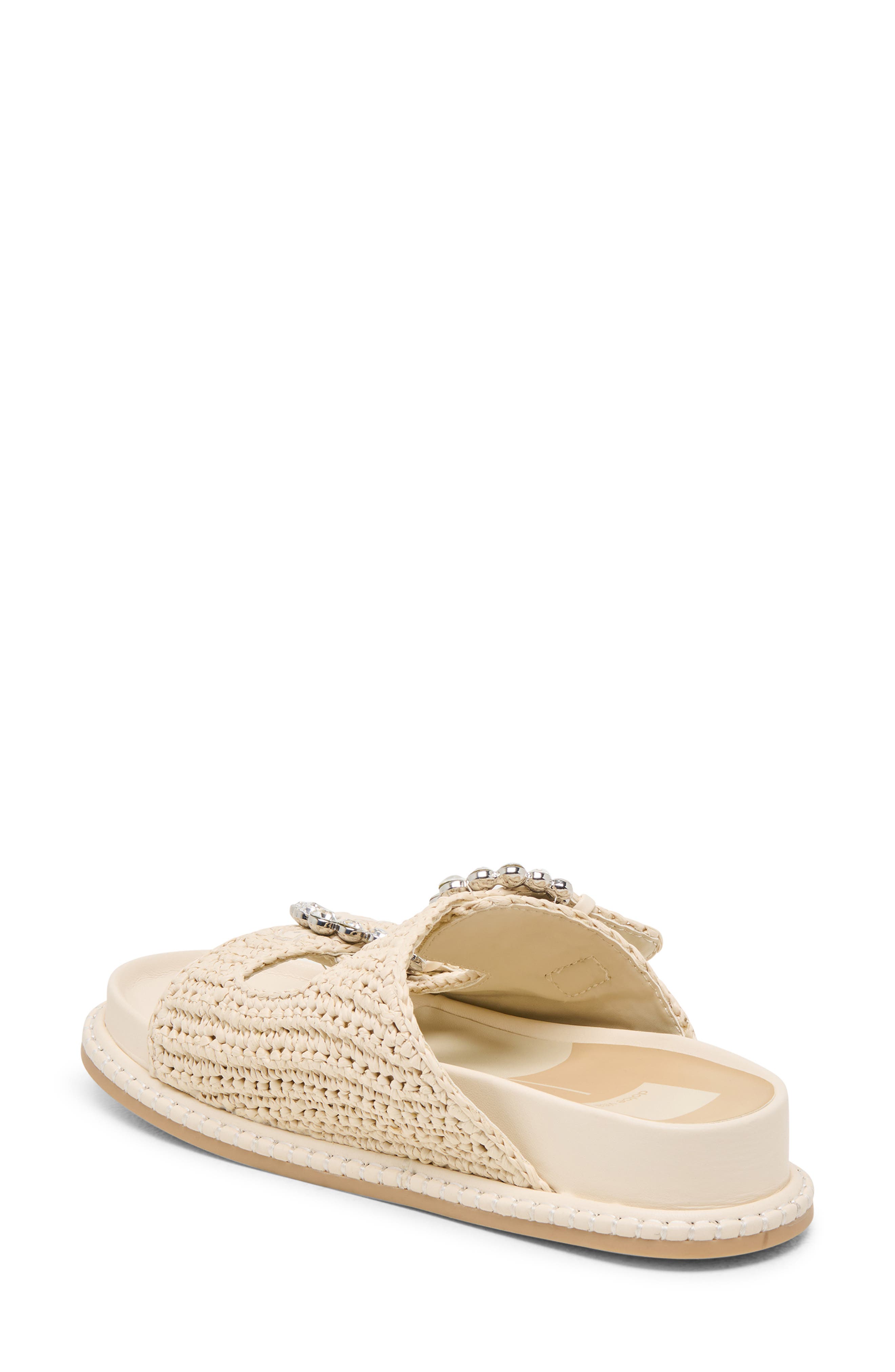 Dolce Vita Shauny Crystal Wedge Sandal, Alternate, color, Oatmeal Knit