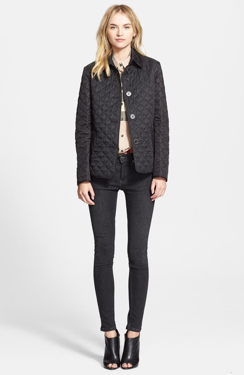 Burberry Brit 'Copford' Quilted Jacket, Alternate, color, 