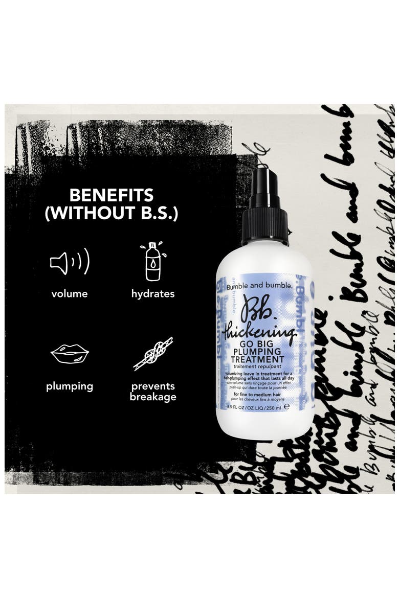 Thickening Go Big Plumping Hair Treatment Spray, Alternate, color, NO COLOR