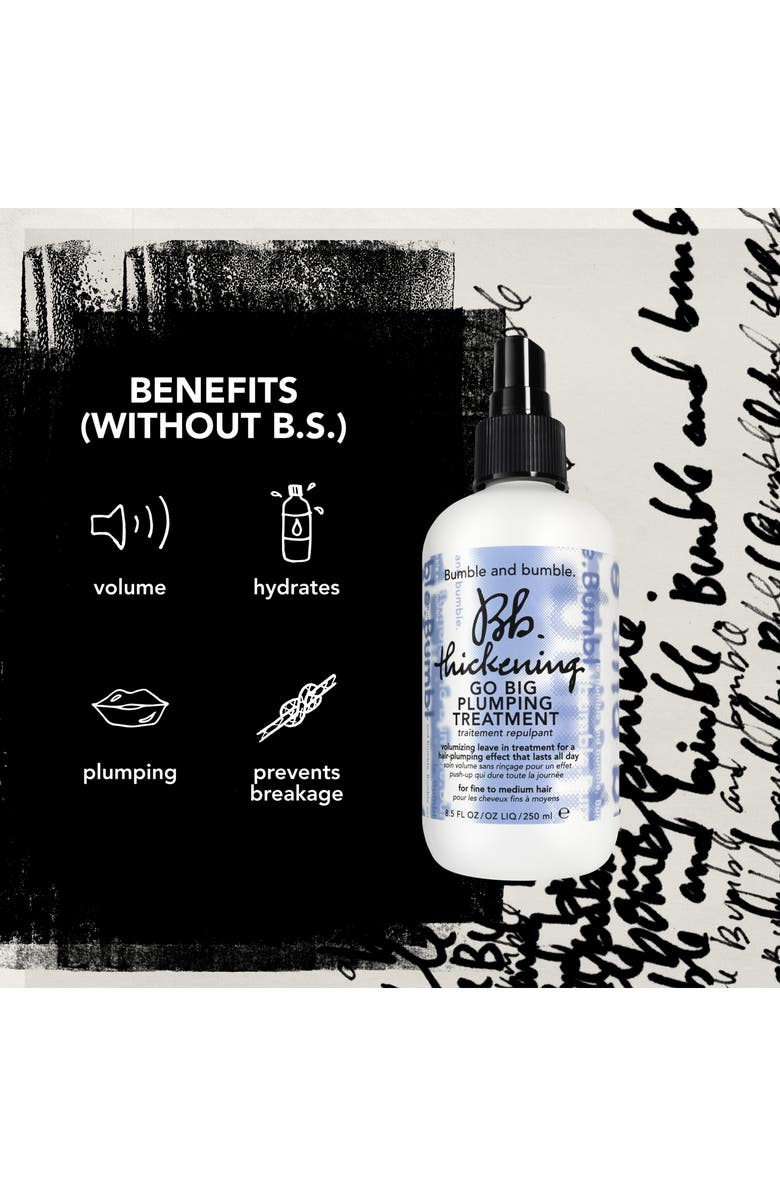 Bumble and bumble. Thickening Go Big Plumping Hair Treatment Spray, Alternate, color, 