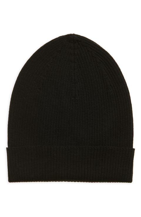 Berretto in Maglia Rib Wool Beanie