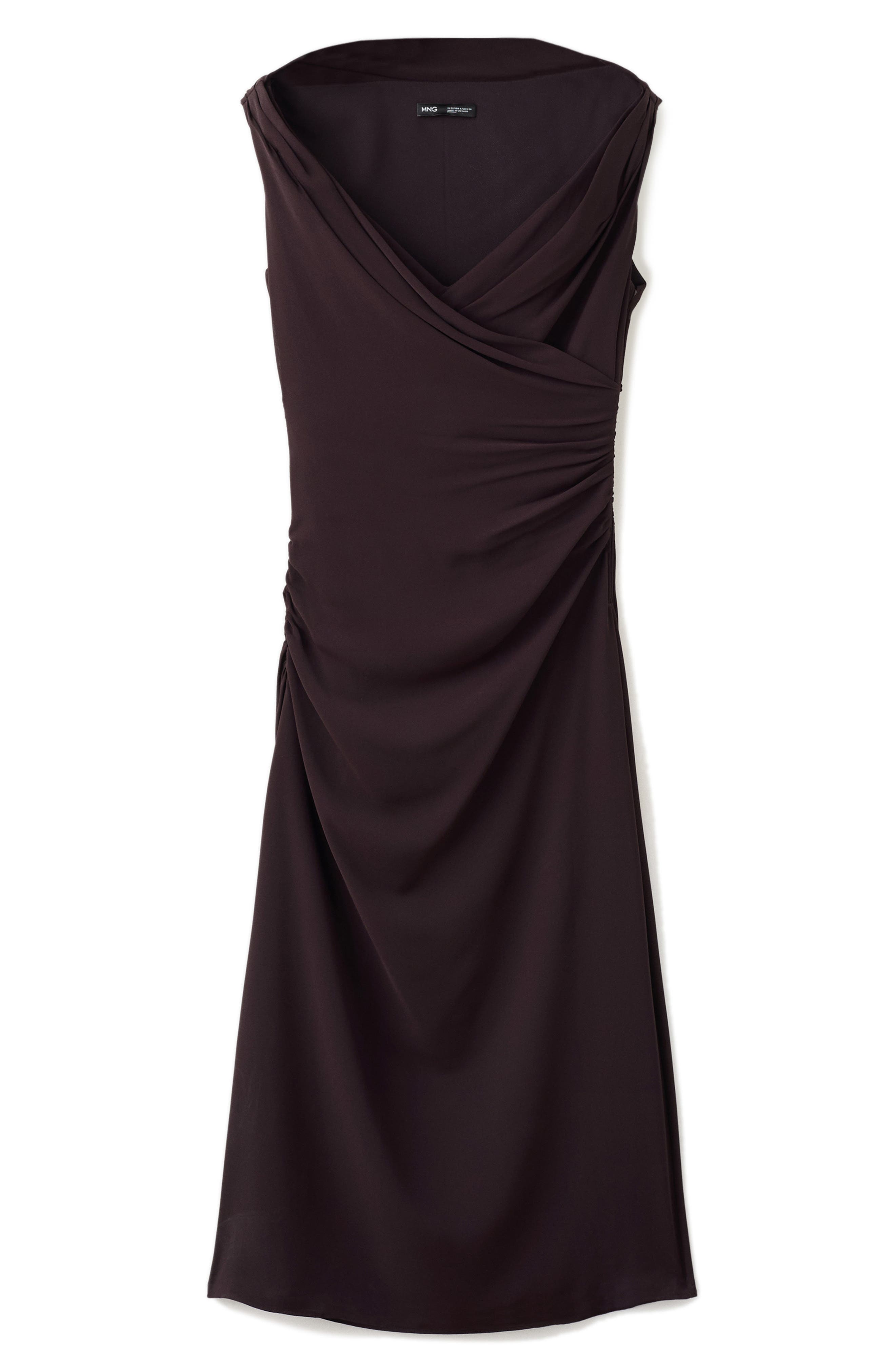 Ruched Off the Shoulder Dress