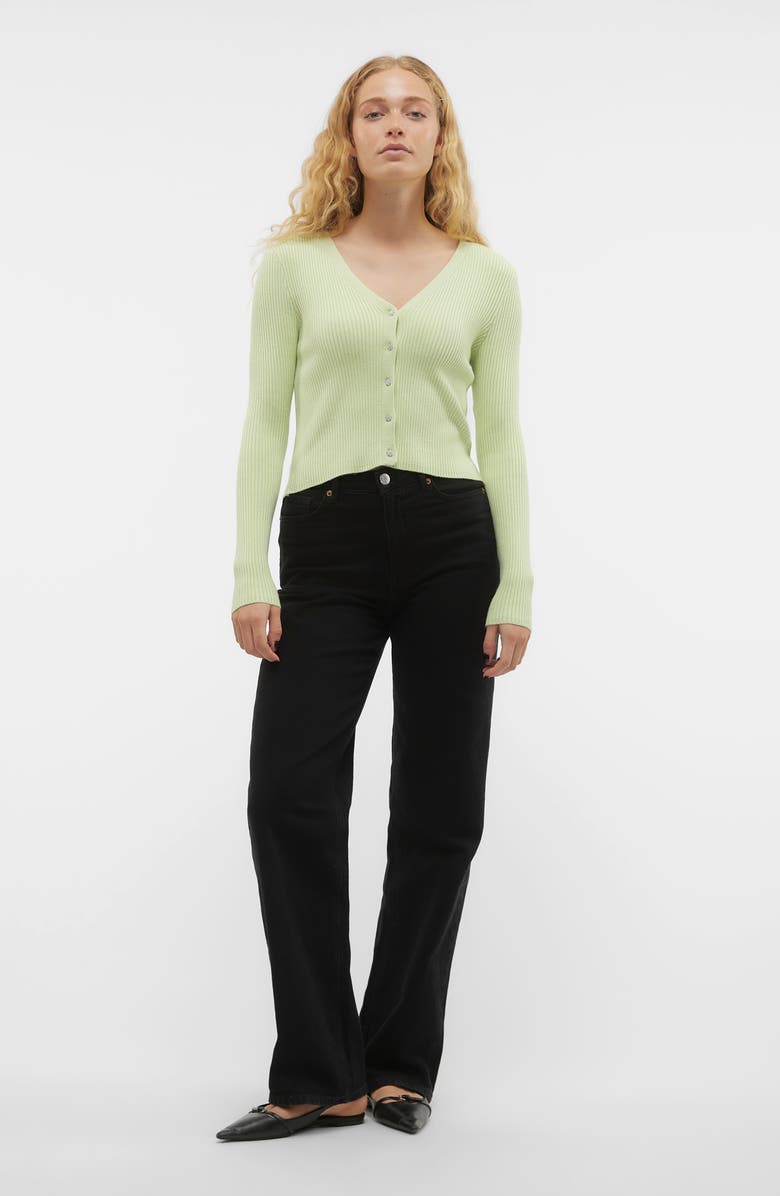 VERO MODA Holly Rib Cardigan, Alternate, color, 