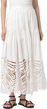 AllSaints Femi Openwork Maxi Skirt