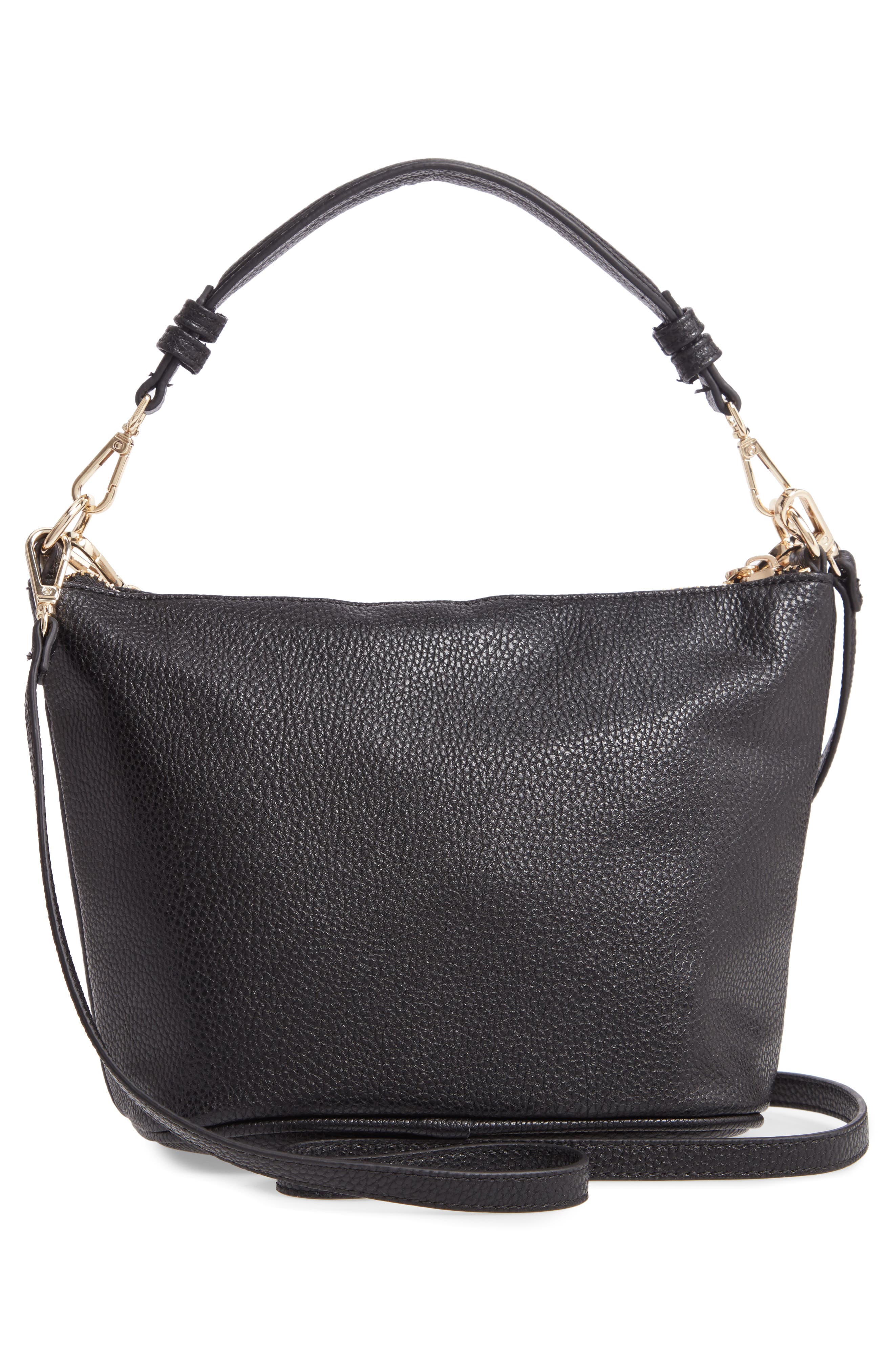 Steve Madden Mini Faux Leather Bucket Bag, Alternate, color, 
