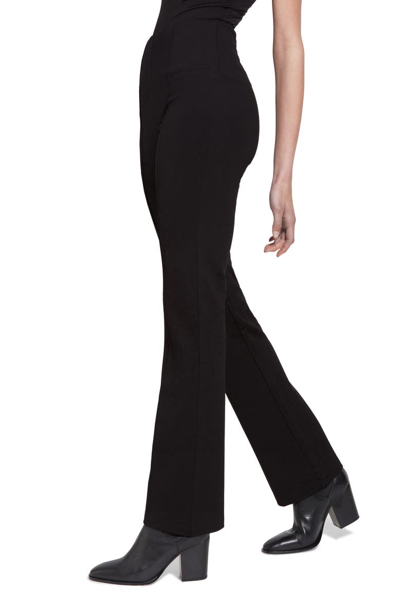 'Lyssentials Elysse Ponte Pants, Alternate, color, BLACK