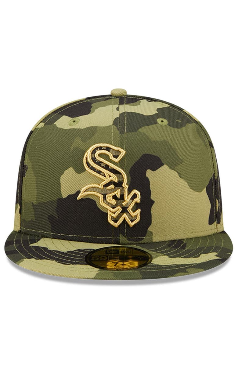 New Era Men's New Era Camo Chicago White Sox 2022 Armed Forces Day On-Field 59FIFTY Fitted Hat, Alternate, color, Camo