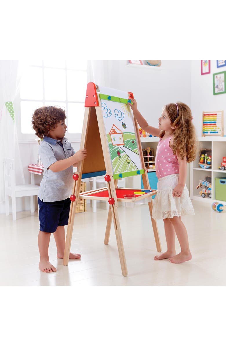 Hape Art Paper Roll 60 foot Refill, 15 Inch Wide, Alternate, color, White