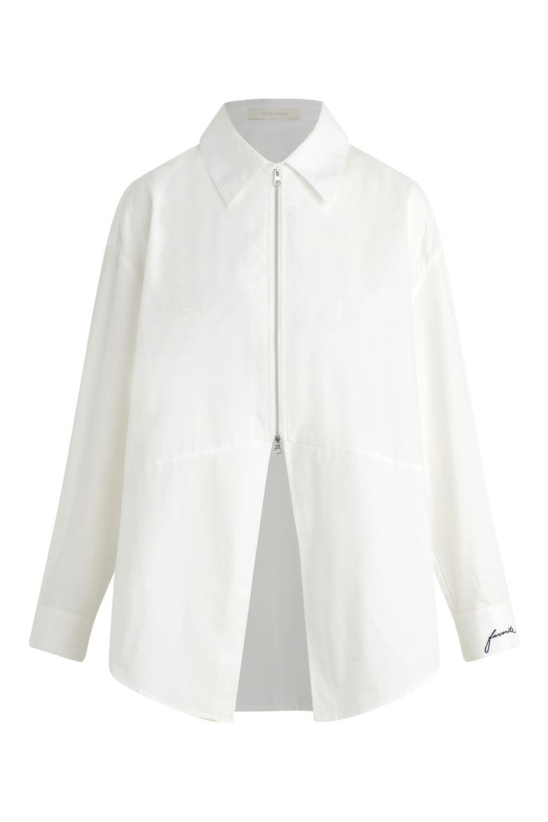 The Zip It Shirt, Alternate, color, WHITE