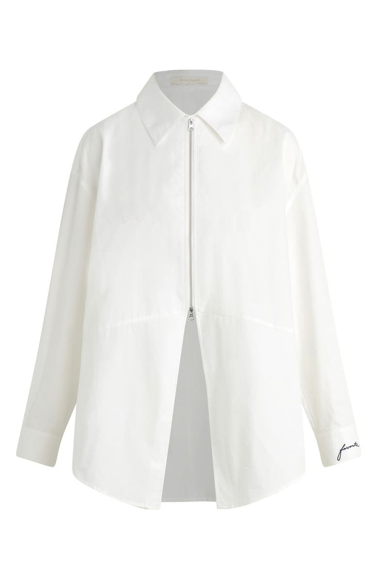 Favorite Daughter The Doors Always Open Oxford Shirt, Alternate, color, White