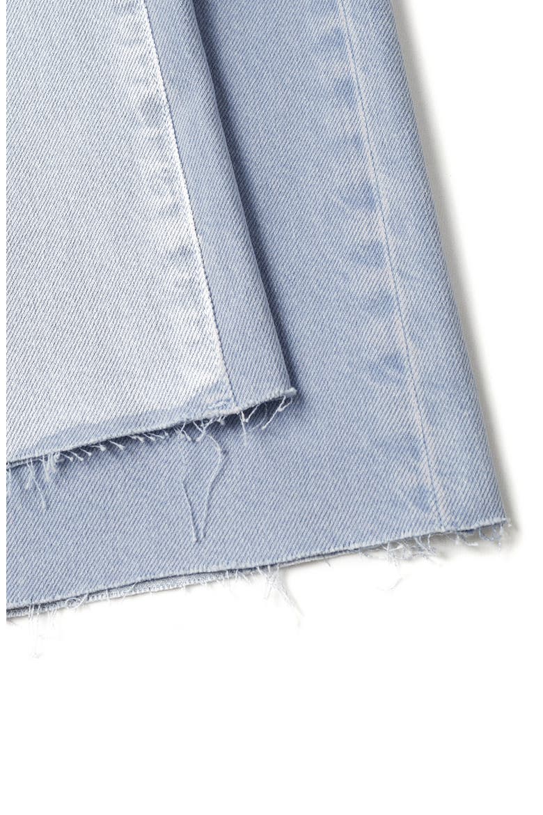 High Waist Nonstretch Wide Leg Jeans, Alternate, color, SKY BLUE