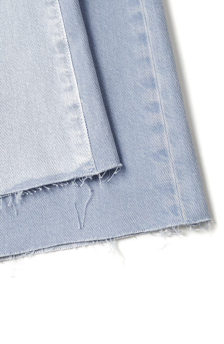 MANGO High Waist Nonstretch Wide Leg Jeans, Alternate, color, 