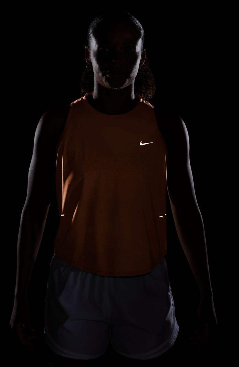 Nike Swift Breathe Dri-FIT Running Tank Top, Alternate, color, Orange Pulse/ Photon Dust