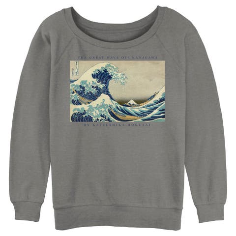 Junior's Lost Gods The Great Wave Off Kanagawa  Sweatshirt