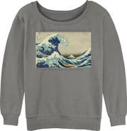 Lost Gods Junior's Lost Gods The Great Wave Off Kanagawa  Sweatshirt
