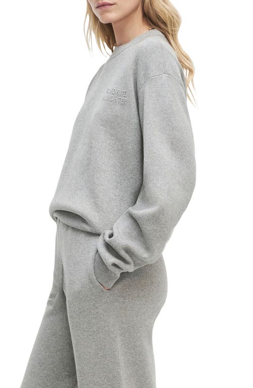 Favorite Daughter Fatigue Sisters Cotton & Cashmere Sweatshirt In Gray