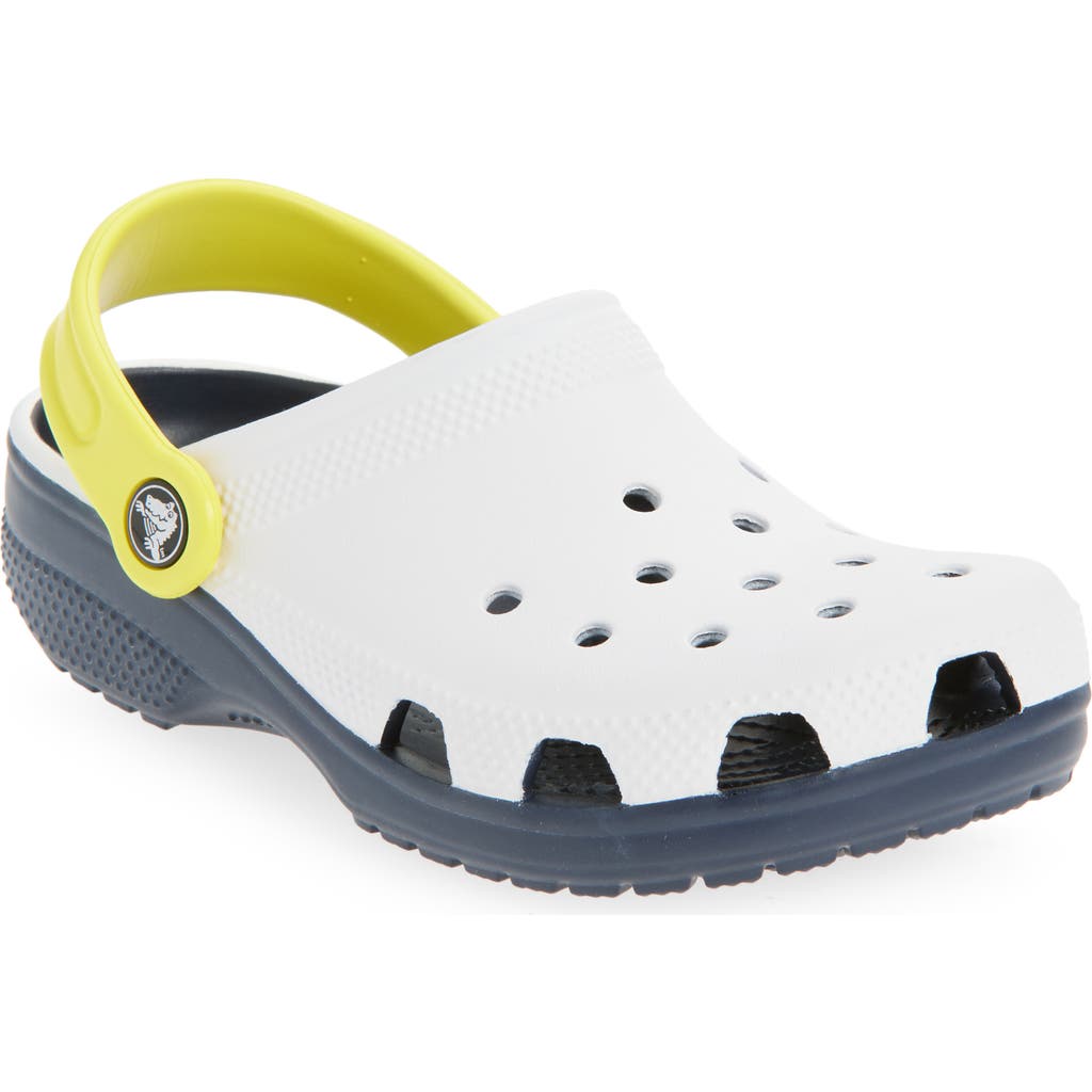Crocs Kids' Classic Retro Sport Clog In White