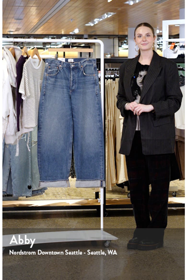Ayla High Waist Baggy Organic Cotton Jeans video