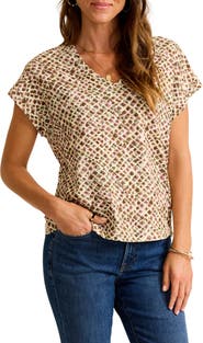 Tommy Bahama Kauai Gemstone Geo V-Neck T-Shirt