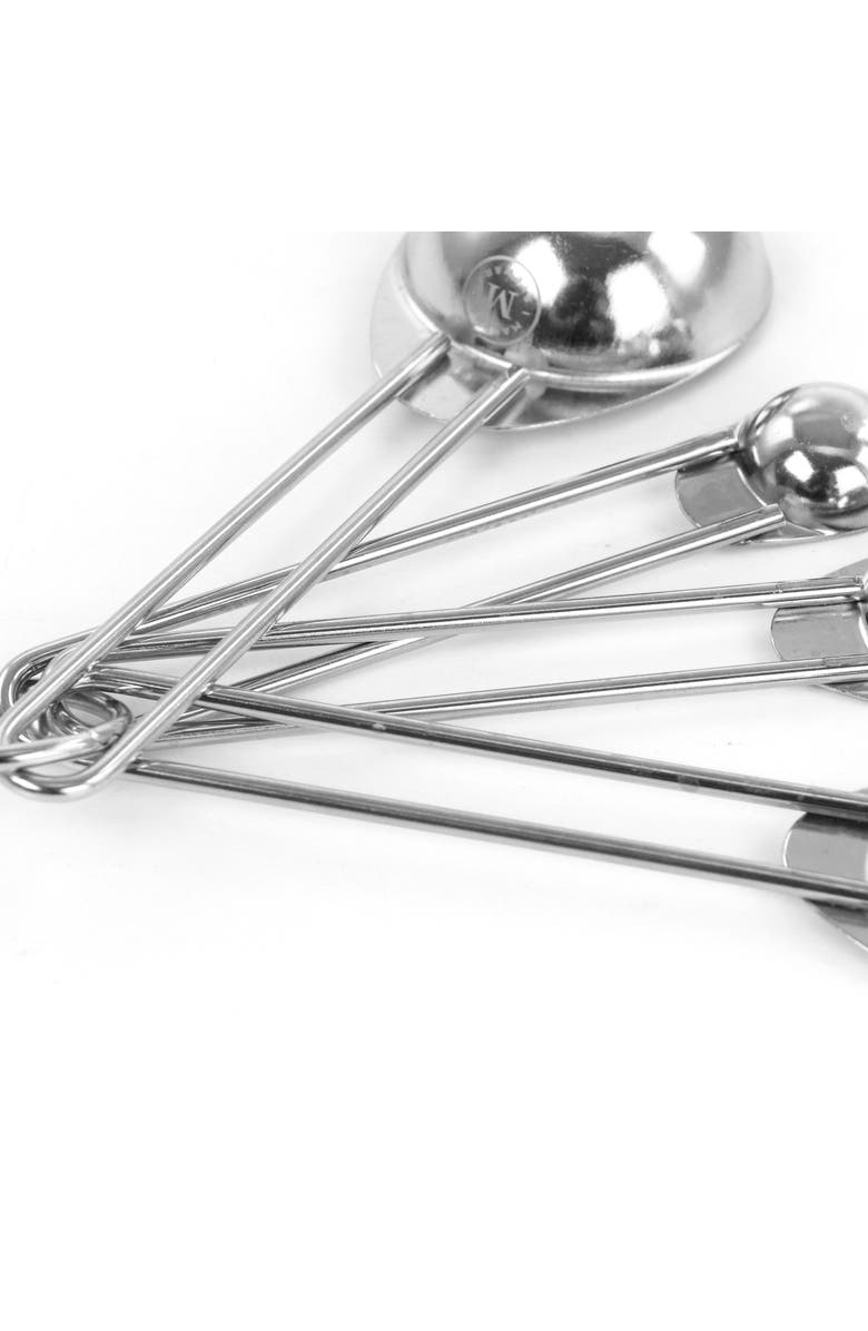 MARTHA STEWART Stainless Steel Measuring Spoons, Alternate, color, Silver