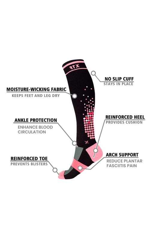 Extreme Fit High Intensity Run Compression Socks In Black Multi