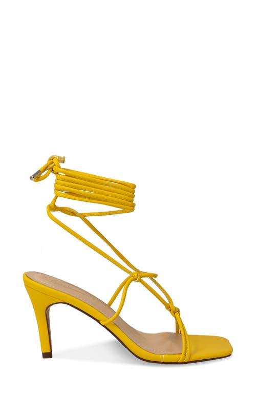 Chase & Chloe Chase And Chloe Knotted Ankle Wrap Sandal